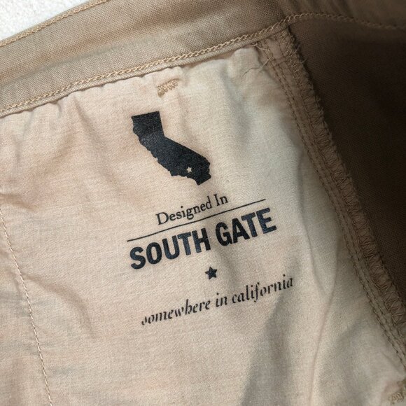 Adriano Goldschmied Pants Men's 34x28 Beige Caden Tailored‎ Trouser Tapered 31R - Picture 15 of 16